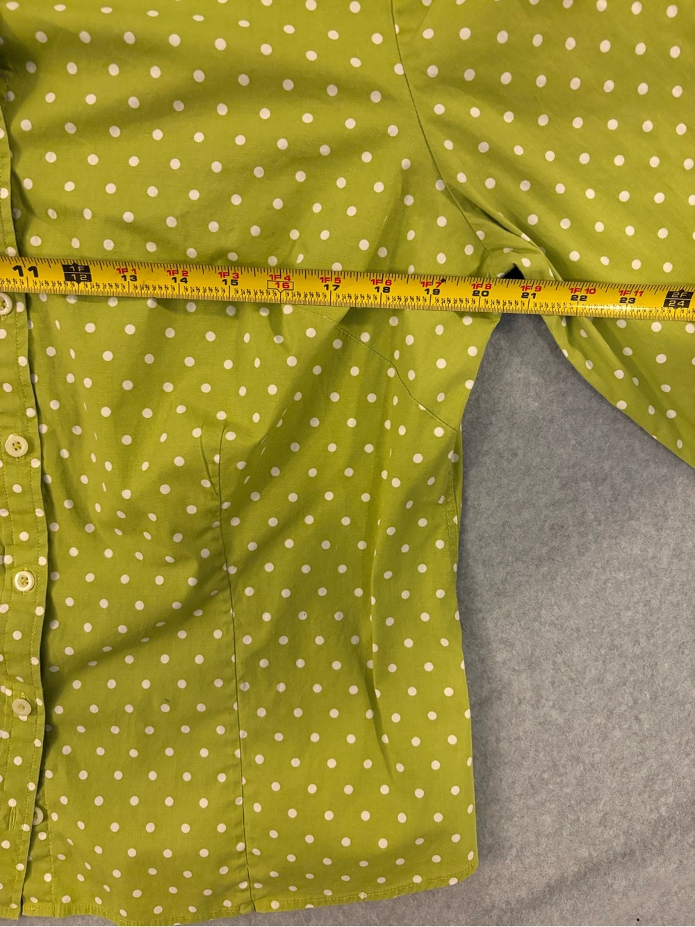 Boden Green Polka Dot Button Up Blouse Shirt Women’s US 16 UK 20 - Picture 2 of 6